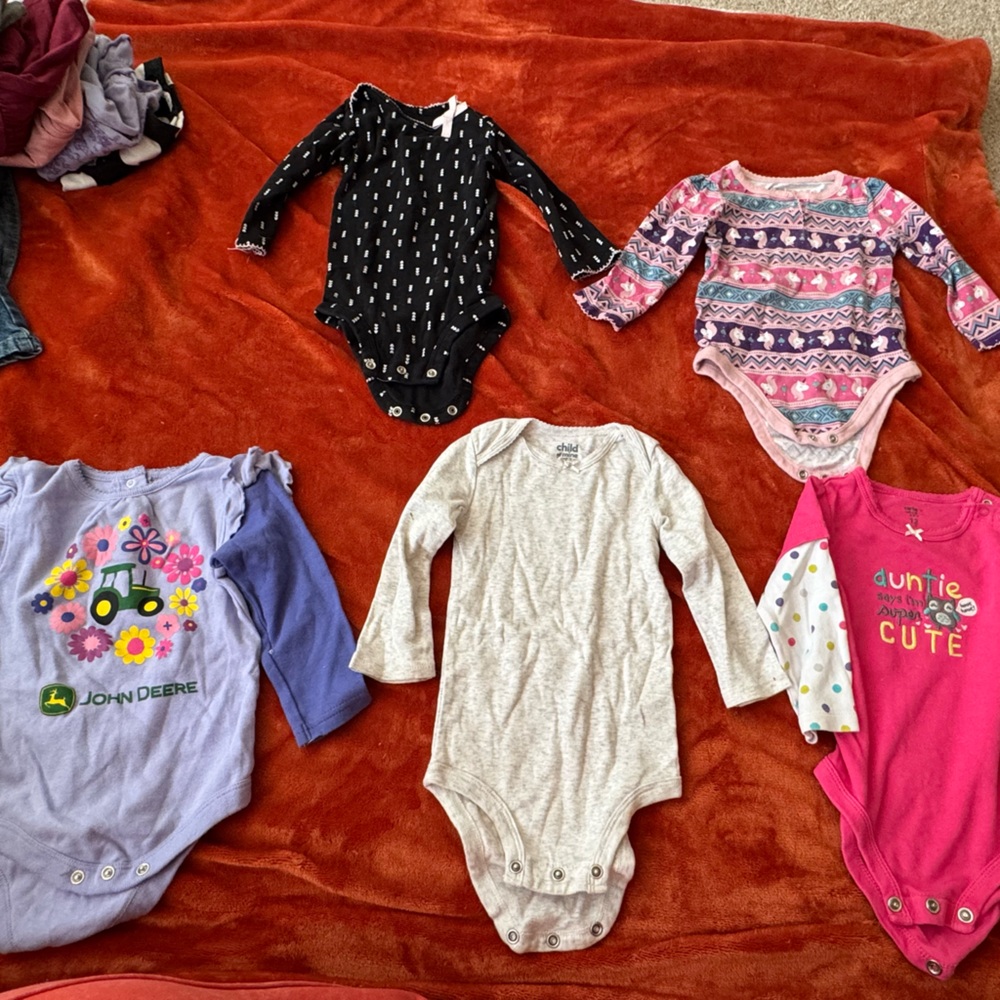 Colorful Baby Onesies Set